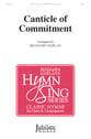 Canticle of Commitment SATB choral sheet music cover